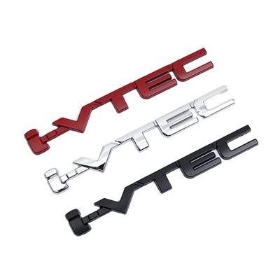 3D IVTEC Logo Metal Emblem Badge Decals Car Sticker for City Cb400 i-VTEC Vfr800 Civic Accord Odyssey Spirior CRV SUV