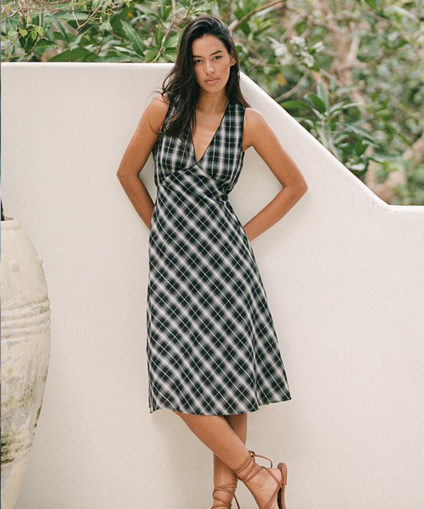 Deijeudeijeu Madeleine V-Neck Dress