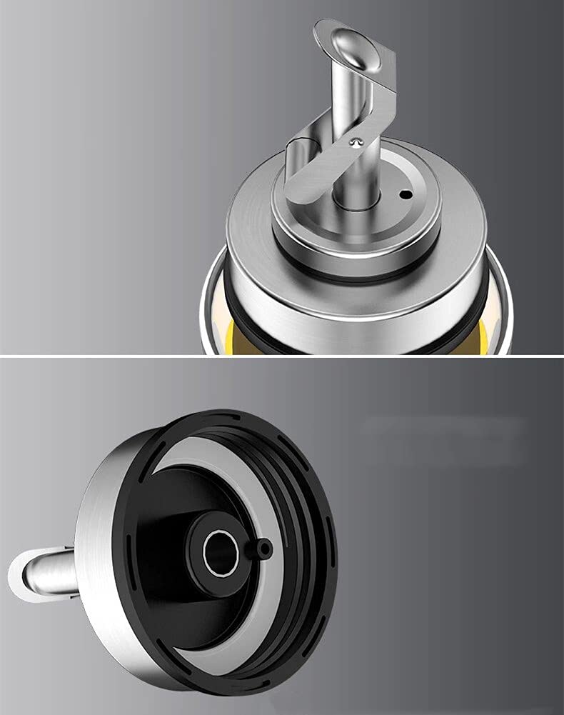 Automatic Flip Condiment Bottle for Home Use, Oil Bottle, Soy Sauce, Vinegar Bottle, Olive Oil Container, 450ml