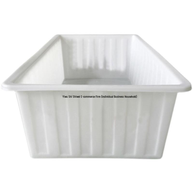 Tanque de Agua de Plástico Grueso Rectangular Grande para Piscicultura, Acuicultura y Almacenamiento