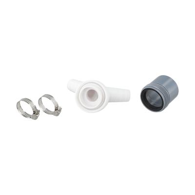 PVC-Ablaufadapter Doppelanschluss Y 1/4 Zoll Spülmaschine Waschmaschine Ablaufadapter für Einlass 18-24 mm & Auslass 40 mm