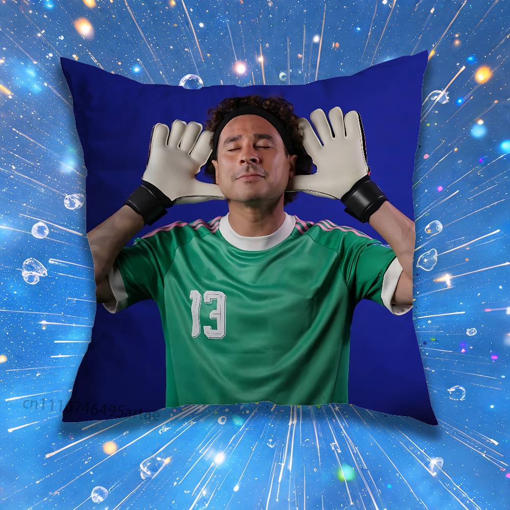 Mexico 2026 football G-Guillermo O-Ochoa Pillow Case For Bedroom Car Office Decoration Living Room Sofa Cushion Cover Suitable