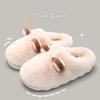 Winter Cartoon Cotton Slippers: Warm, Anti-slip Indoor Shoes for Men & Women with Plush Velvet.