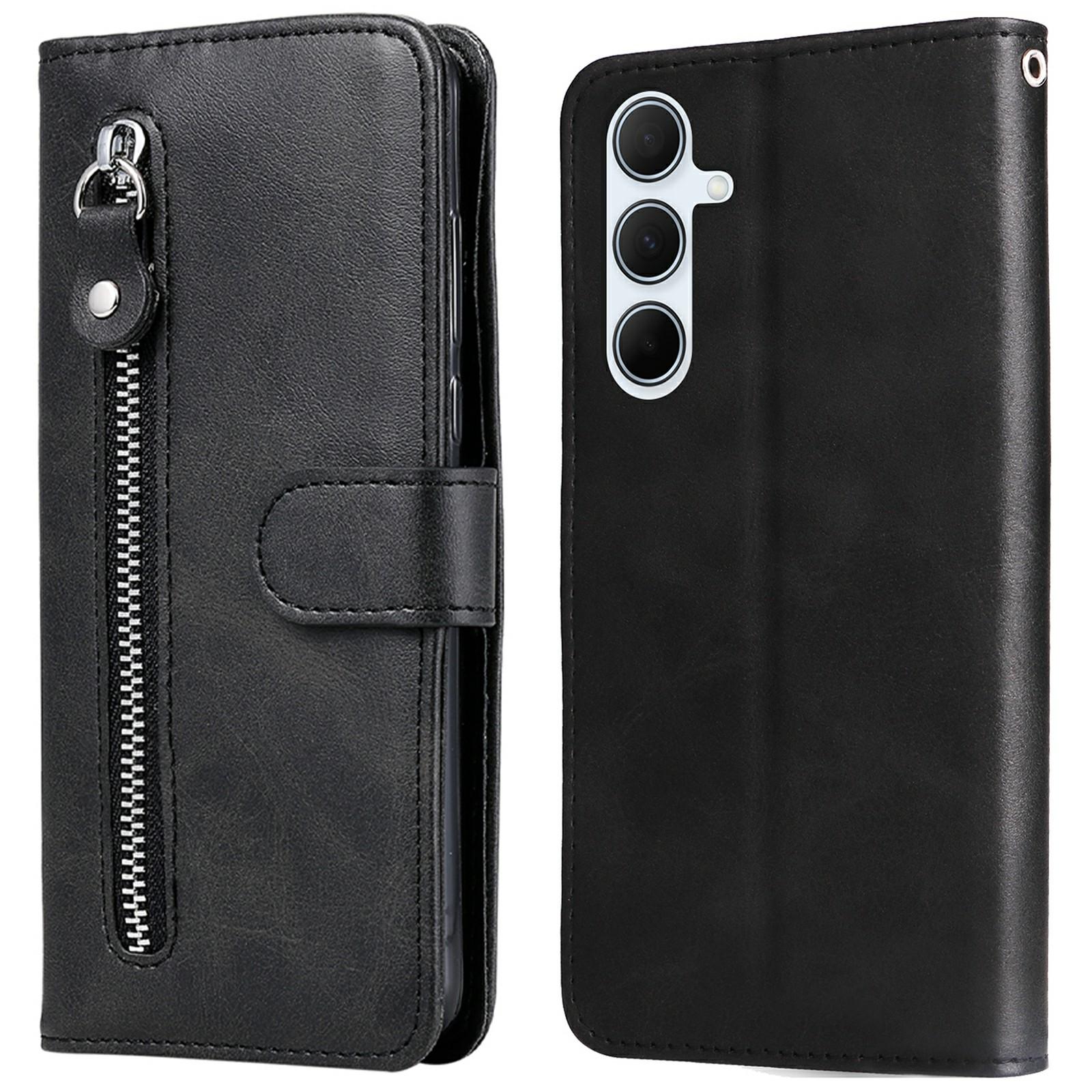 

Для Samsung Galaxy A36 5G Чохол Гаманець на блискавці Текстура телятини PU шкіра Чохол для телефону D