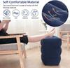Inflatable Travel Footrest Pillow Multifunctional Adjustable Height Travel Pillow For Kids Sleeping And Leg Rest 