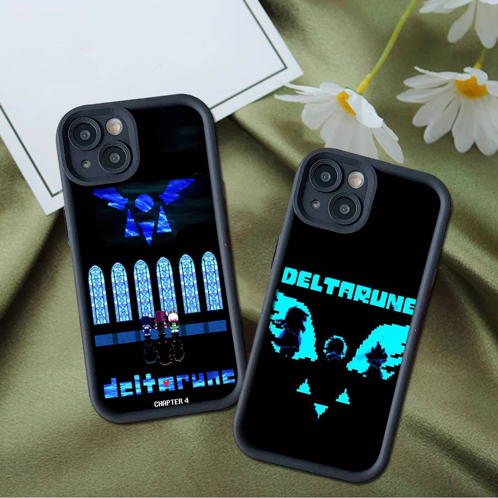 D-Deltarune Ralsei Phone Case For iPhone 16 15 14 Plus 13 12 11 17 Pro Max Pro Soft Cover