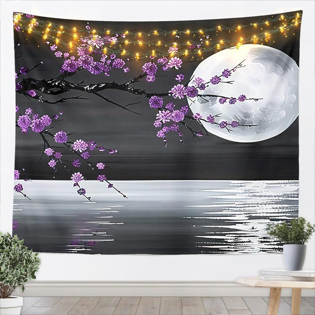 Angel Wings Wall Hanging TapestryAbstract Art Soft Microfiber Home Wall Blanket Tapestries Black and White Polyester Tapestries