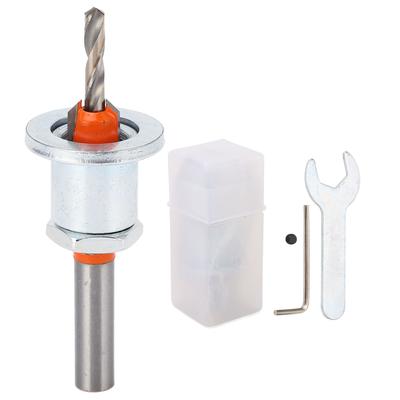 Set burghie pentru alezorire, ajustabile, de schimb, combinate, cu cutie, pentru lemn, metal, sculă electrică