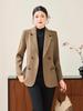Woolen Suit Jacket for Petite Women - 2025 Autumn/Winter High-End Commuter Style