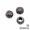 Bead Pendant Accesories Macroporous Big Hole Beads Loose Spacer Accessories Parts Metal Beads Accessories For Women