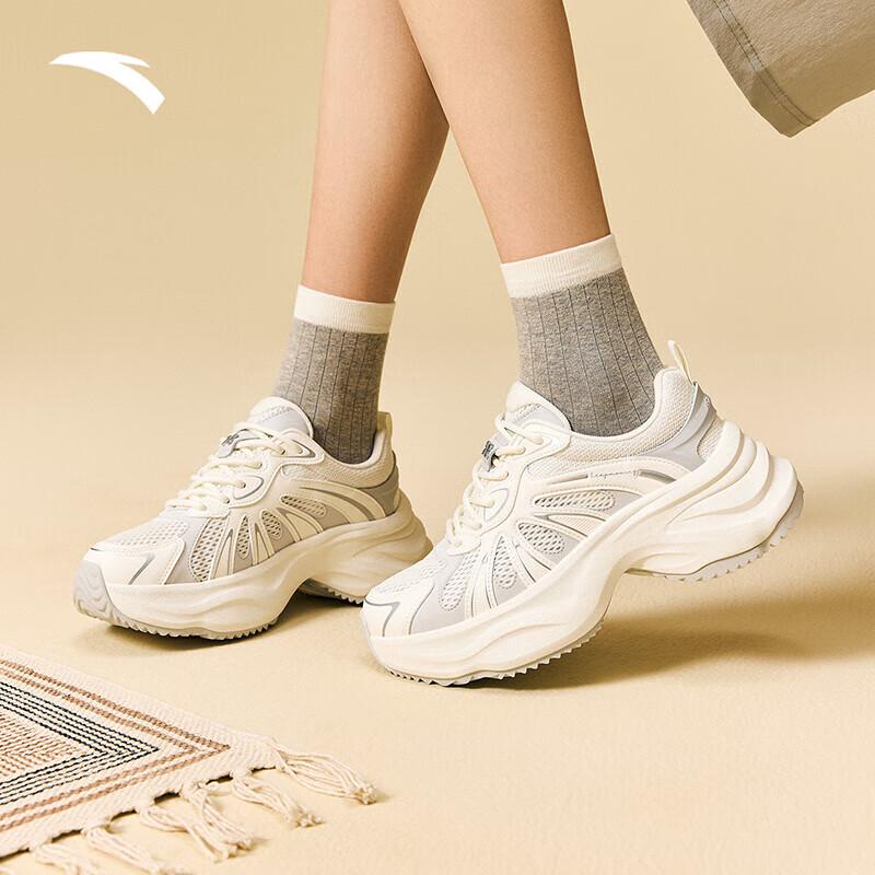 Anta Women s Butterfly Wing Chunky Platform Sneakers 36.5 (US Women s 6)