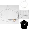 Stylish 2021 Geometric Heart Shaped Collarbone Chain Necklace For Women With Elegant Design