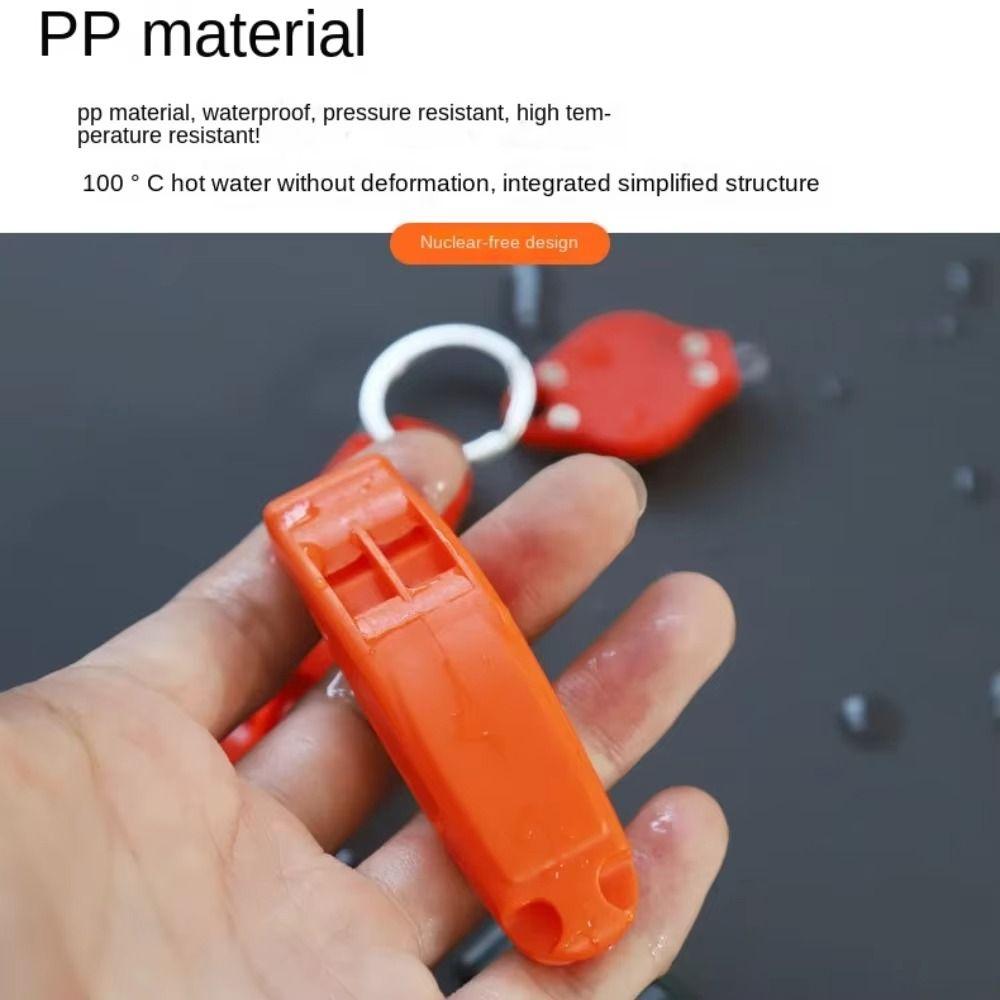 Dolphin Sound Outdoor Survival Whistle Anti Loss Clip Rescue Emergency Whistle Outdoor Tool