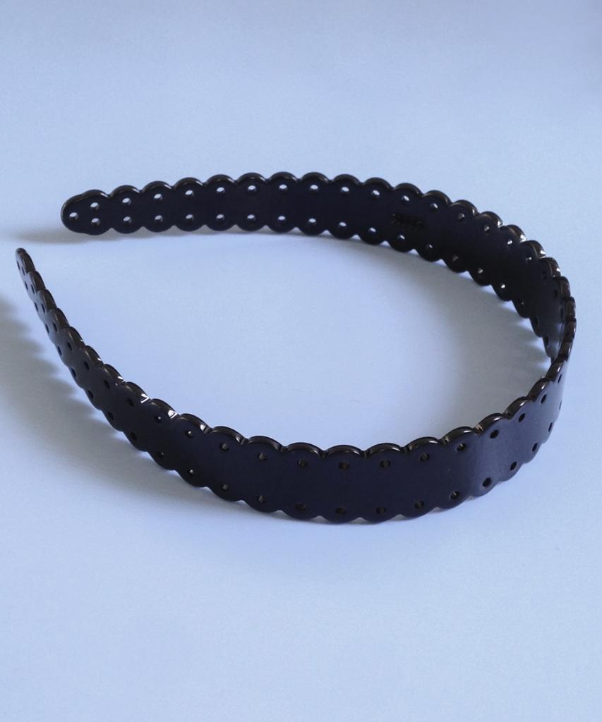 Dungeureon Anne Eyelet Hairband (Black)