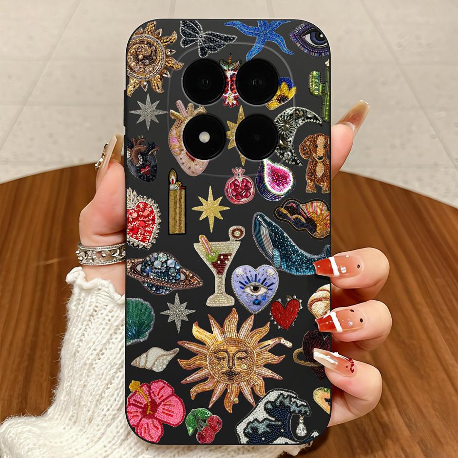 

Cases For Xiaomi PocoM8 M8Pro M7Pro Twinkle Star Donut Personalized Camera Protection Matte Housing For Poco M8 M7 Pro Capinha Poco M8 Pro (5G)