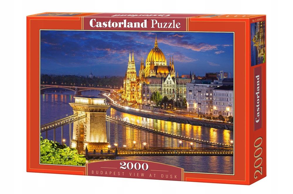 Puzzle 2000 pieces C-200405-2 Budapest view at dusk