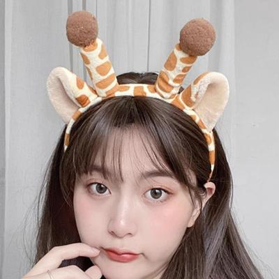 Koreanischer Stil Cartoon Plüsch-Stirnband Kawaii Gesichtswasch-Haarreif Tier-Haarbänder Mädchen/Damen