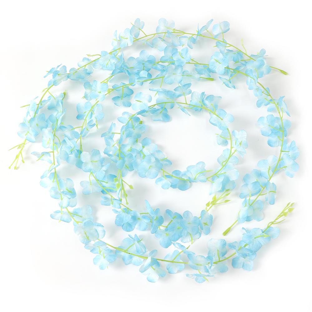 5/10Pcs Violet Artificial Flowers Vine 60CM Fake Flowers for Home Decor Garden Wedding Decoration Bride Craft Wreath Accessory