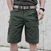 Men's Summer Cargo Shorts Breathable Lightweight Multi-Pocket Outdoor Hiking Knee Length