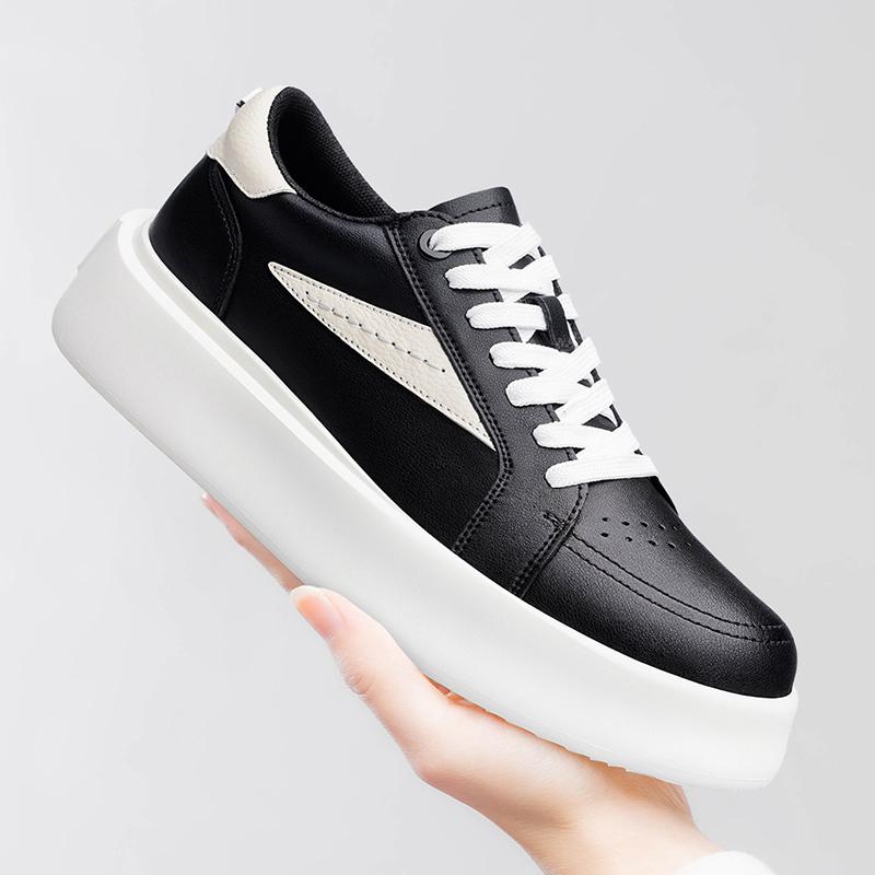 Fashion Genuine Leather Casual Shoes High Quality Mens Sneakers Luxury  Male Skateboard Footwear Versatile Vulcanize Shoes Driving Shoes