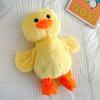 2026 SmallYellow Duck Plush Bag Soft Shoulder Backpack Cute Cartoon Travel School Gift for Teenage Girls Animal Bags Accessories