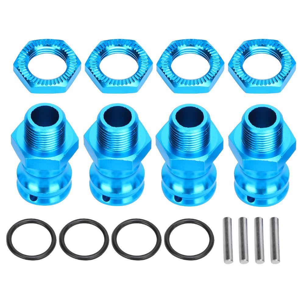 4pcs Aluminum Alloy 17mm Hex 23mm Wheel Extension Adapter for 1Celsius8 RC Car Model