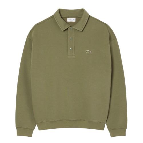 Lacoste Mens Pique Loose Sweatshirt
