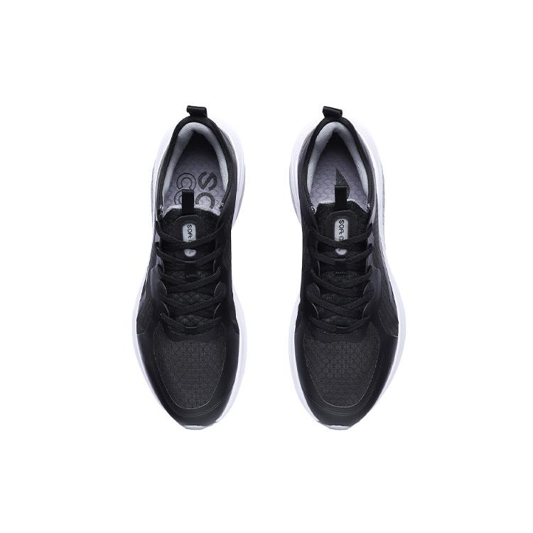Li Ning Soft COOL Casual Shoes Men's Low top Black/White ARHR045-2