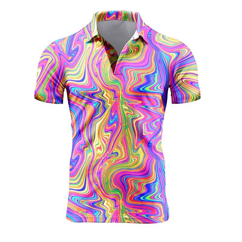 Funny Short Sleeve Polo Shirts 3d Full Print Flower T Shirts For Unisex Summer Casual Oversized Tee Shirt Tops