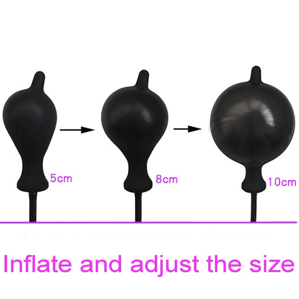 BDSM Aufblasbarer Analplug Butt Plug Anal Dilatator Anus Extender Sexspielzeug G-Punkt Stimulator Prostata Massager Sexspielzeug für Erwachsene