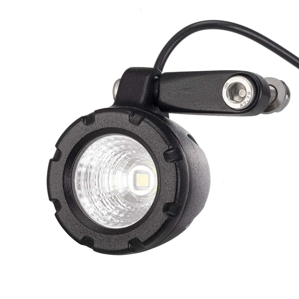 Lightronic Mini LED Work Light, Round Shape, Motorcycle Auxiliary Light, 5 W, Fog Light,