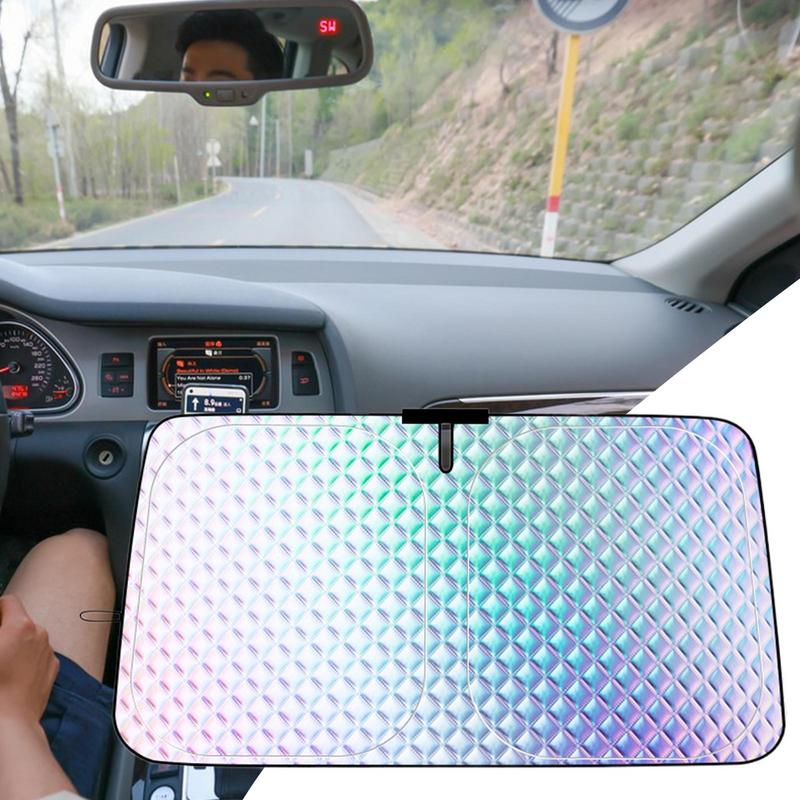 Car Sunshade Windshield Sunshade Car Sun Cover Portable Uv Blocking Foldable Interior Protection For Parking Travel Truck