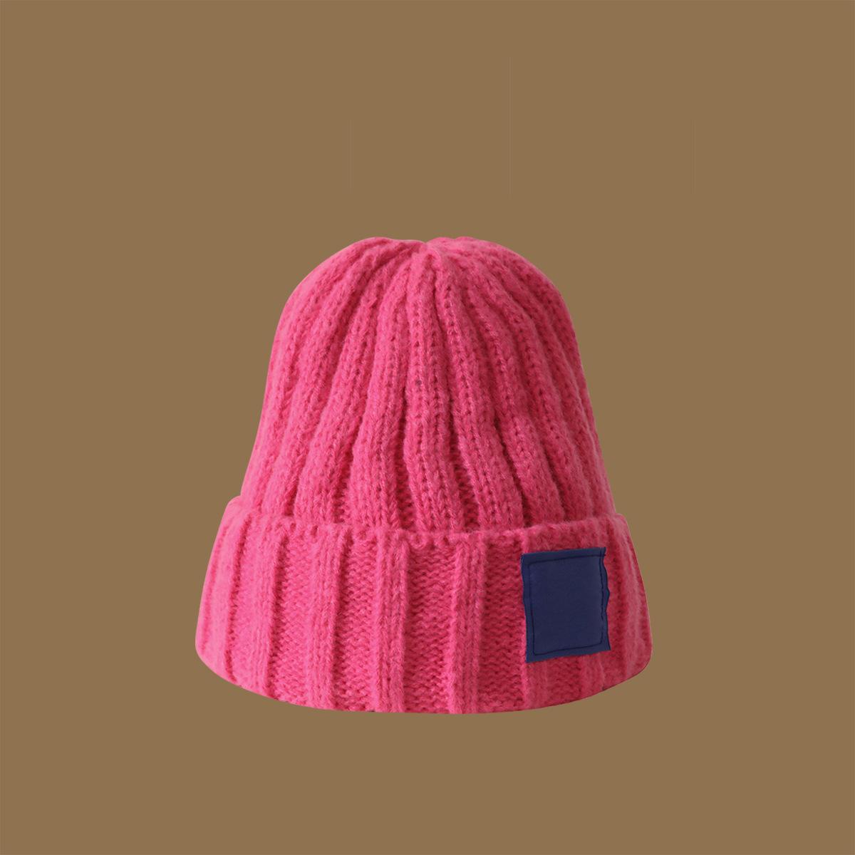 Wholesale Blank Custom Beanies Hat Customized Embroidery Jacquard Logo Winter Warm Knitted Beanie Hats розы красного