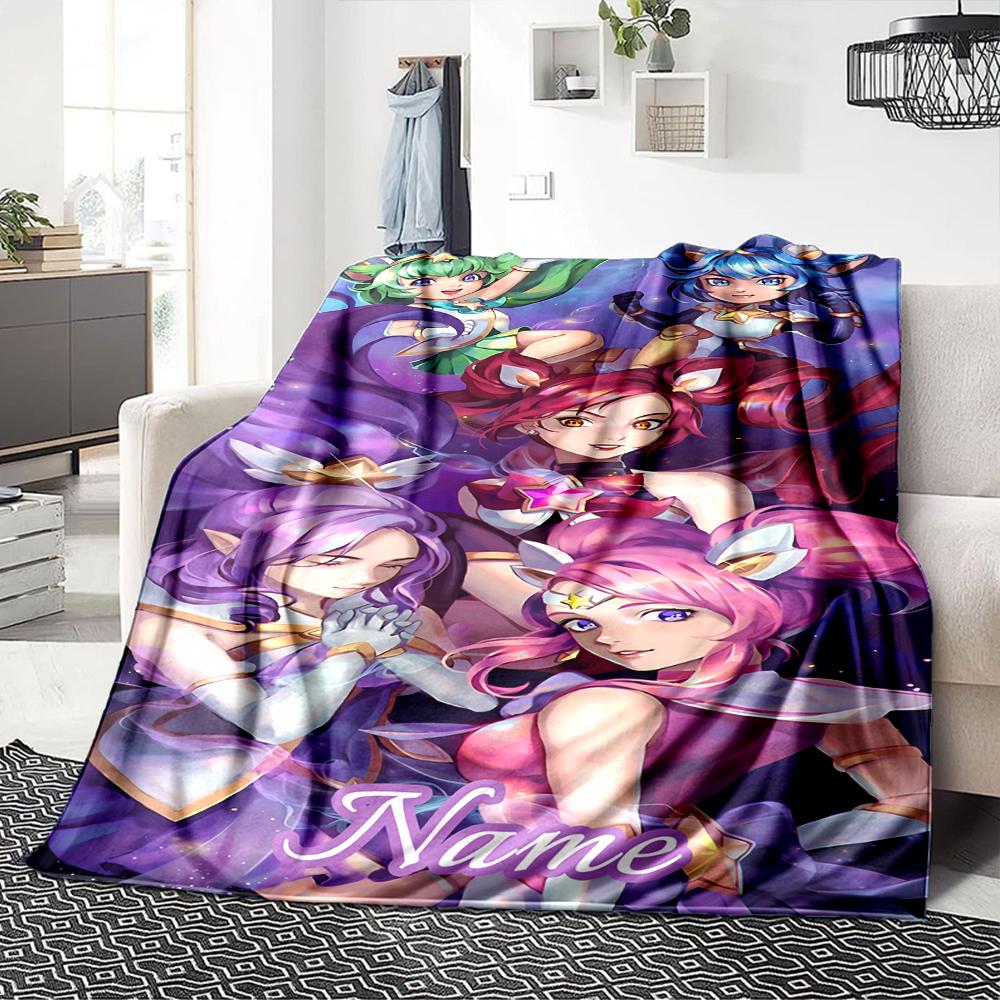 Custom Name "Nighttime Soldier Silhouette" Blanket for Couch & Bed, Plush Cozy Fuzzy Blanket Super Soft & Warm Blankets for Fall and Winter. 0908131