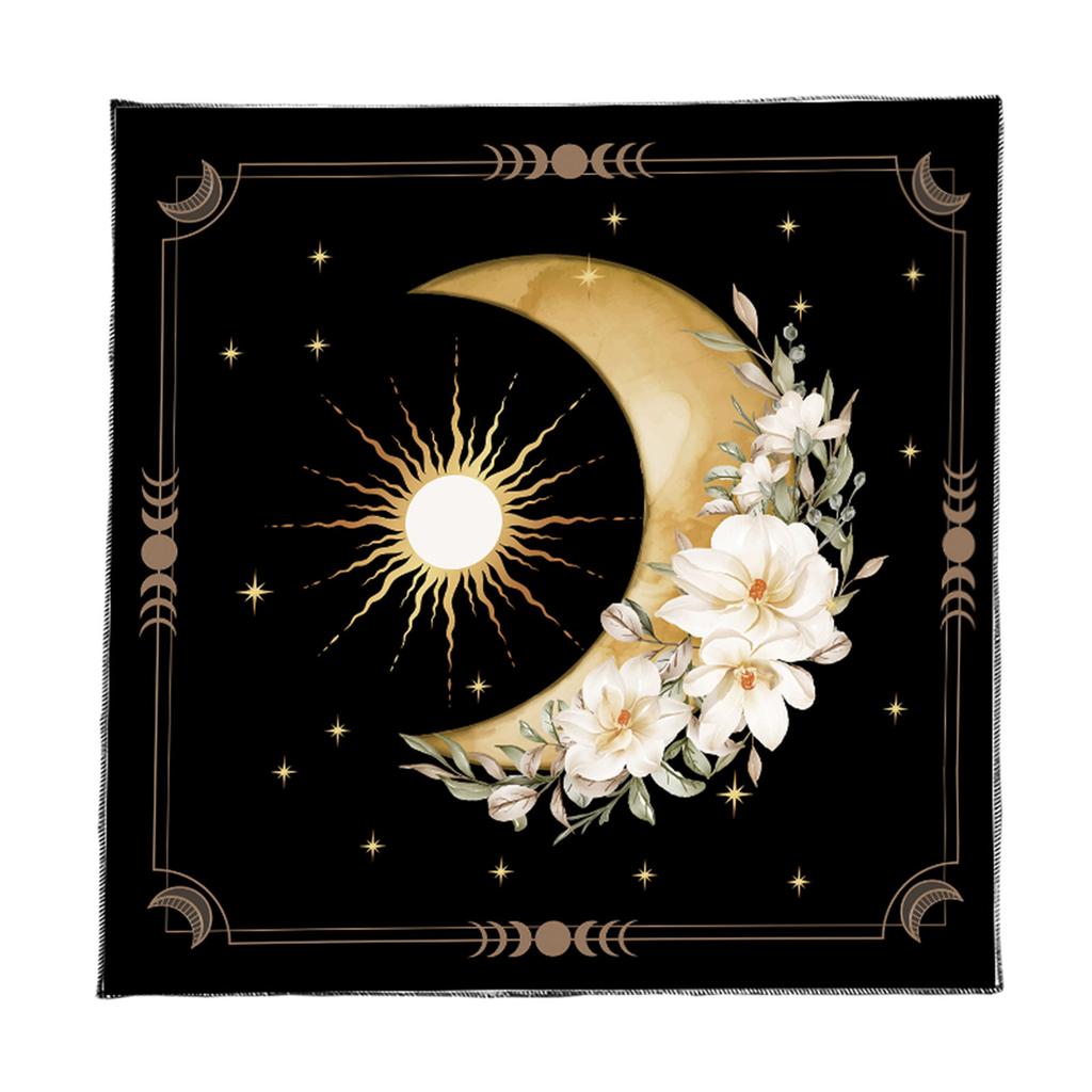 Velvets Tarots Reading Cloth Occult Symbols Artistic Velvets Divination Mats Spiritual Practice Accessory