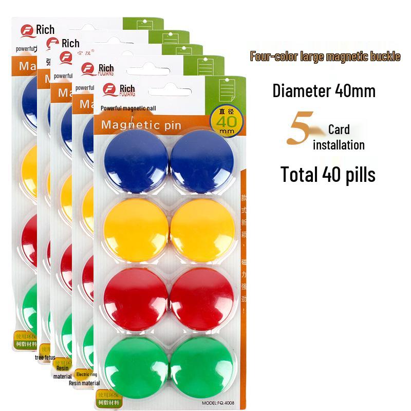 Smiley Face Magnetic Buttons: Colorful, Strong Magnets for Whiteboards & Chalkboards