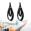 2Pcs Pilates Double Loop Straps D Rings Straps Yoga Exercise Equipment Home Gym Stretch Exercise Band Waist Back Leg Yoga Straps