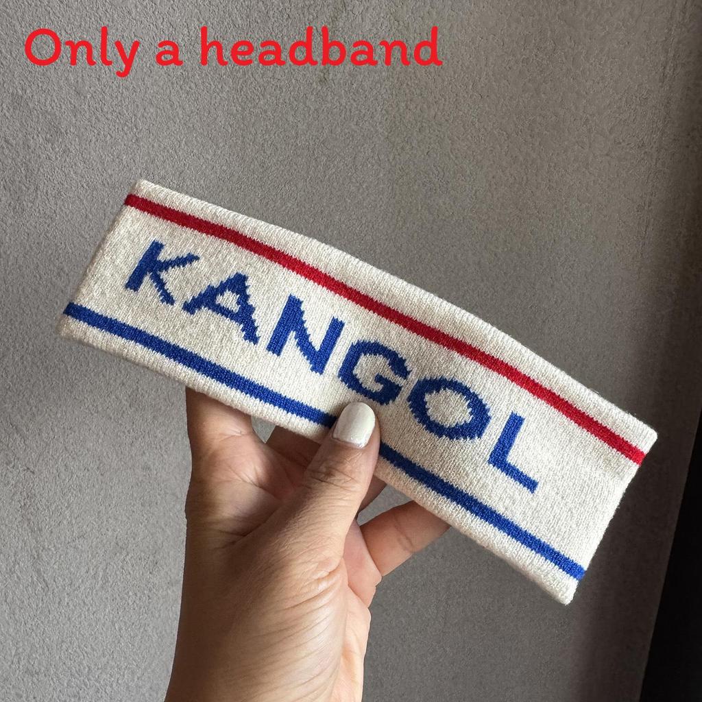 Haarband im koreanischen Stil mit Buchstaben und elastischer Strickfaser für Fitness und Freizeit