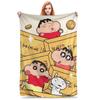 Crayons Shin-chans & Dog Blanket  Warm Soft Comfortable Plush Throw Blanket For Children Couch Chair Flannel Bedspread Bed Cover