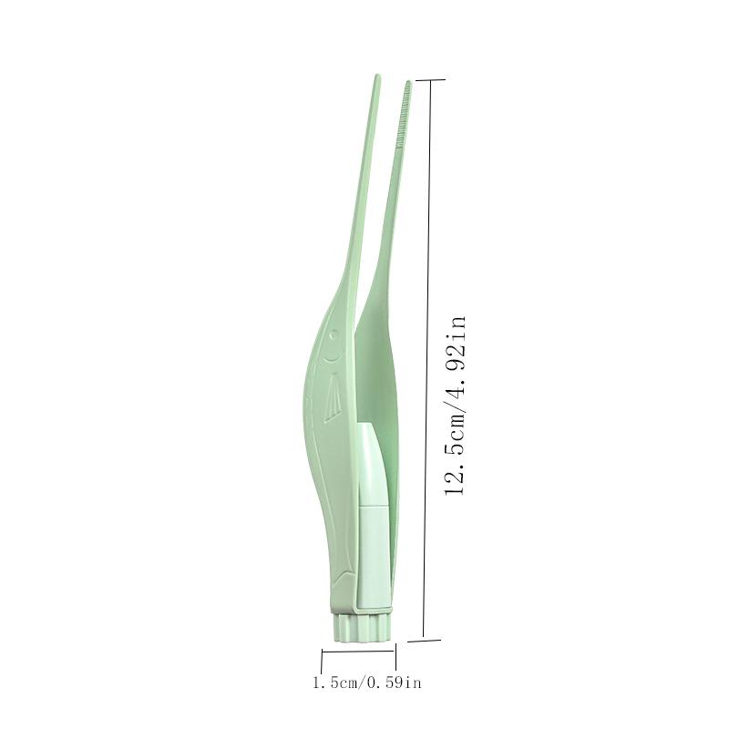 

1pc LED Light Safety Ear tweezers- Elastic Coating, Hygienic & Healthy Ear Care Tool with Non-Rechargeable Battery светло-зеленый