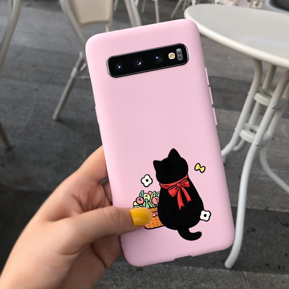 

For Samsung Galaxy S10 S10e S10+ Case Fashion Candy Soft Silicone Phone Back Cover For Samsung S10 Plus S10e Fundas Coque Bumper Galaxy S10 Plus