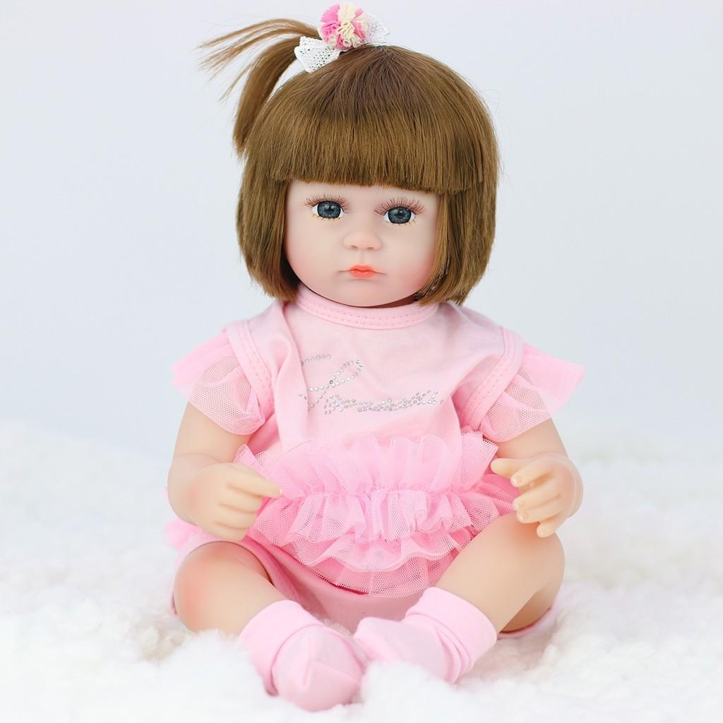Baby Reborn Doll 42cm Soft Silicone Baby Toy For Kids Play And Educational Use