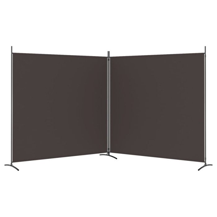 VidaXL Cloison de Séparation 2 Panneaux Séparateur de Pièce Pliable Diviseur Écran d'Intimité Paravent Décoration Salon 350275