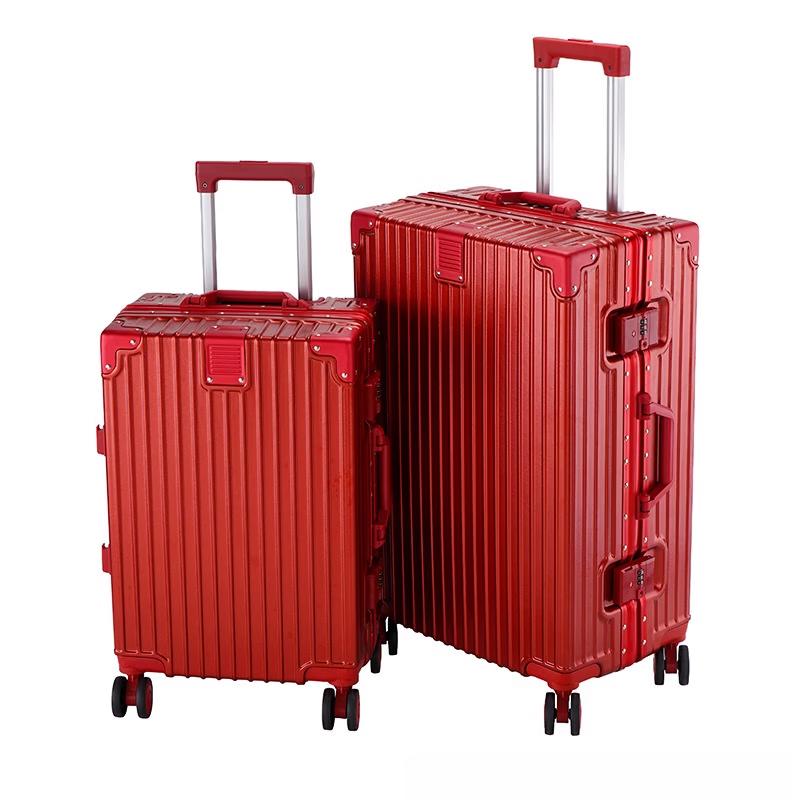 JOURHEY SHI Festive Red Wedding Luggage