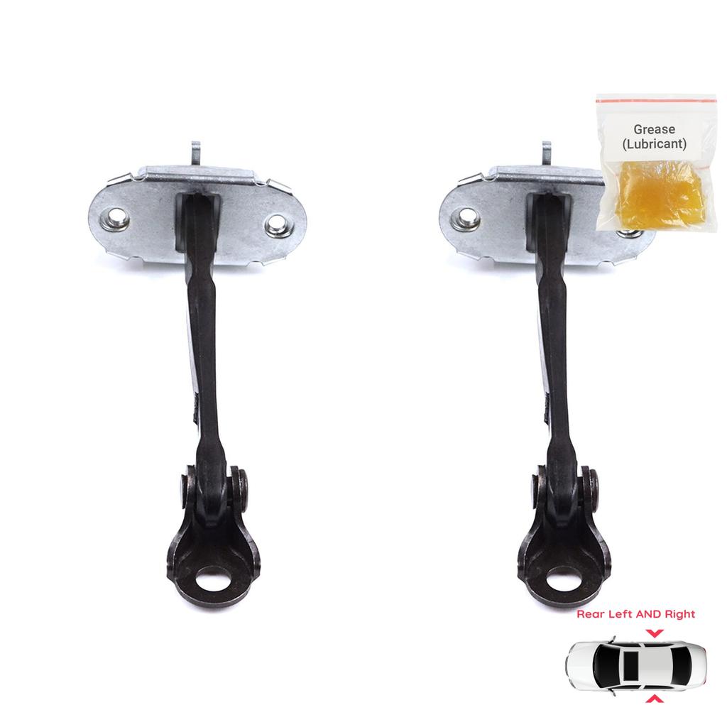 BDP1371-1 2 Pieces Rear Door Stop Check Assy Limiter Strap for Toyota Yaris Vitz MK3 P13 2015-2020 Vios P15 Verso S P12 Facelift 686300D230