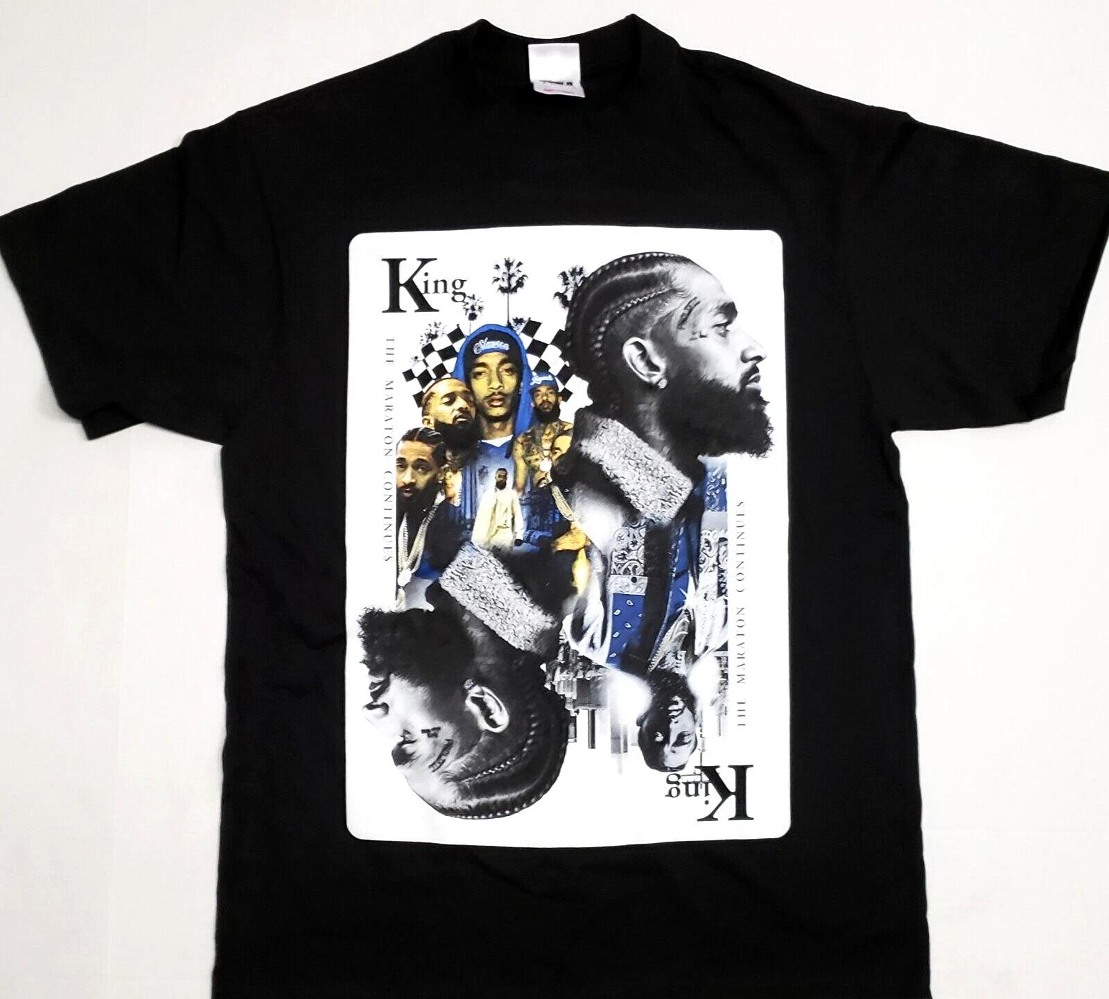 NIPSEY HUSSLE T-shirt Crenshaw Urban Hip Hop Rap HU$$LE Men s Tee New S