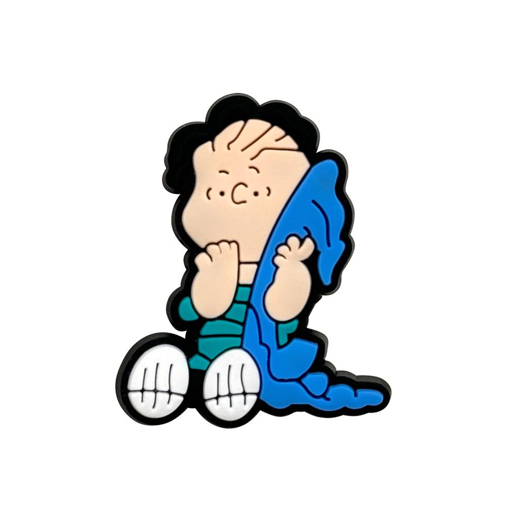 MINISO Verspielte Snoopy Cartoon Schuhanhänger Dekorative Accessoires für PVC Clog Sandalen - Anime Inspirierte DIY Bastelaccessoires