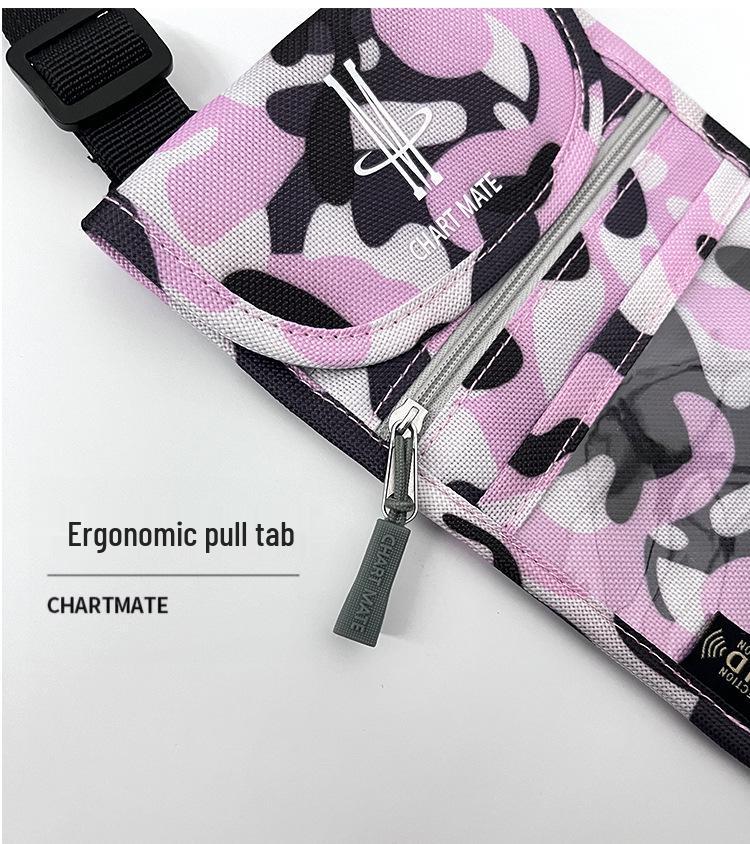 RFID Diebstahlschutz Wasserdichte Umhängetasche Pass- und Ticket-Organizer mit Handy- und Kartenhalter