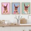 Modern Kids Room Decor Painting Childrens Wall Art Canvas Poster Bunny Prints Pictures Rabbit Lover Gift Nursery Decoration