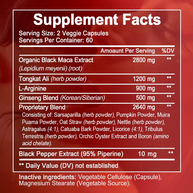 Bcuelov Heimaka Capsules Boost Energy and Maintain Reproductive Health 120 Vegetarian Capsules